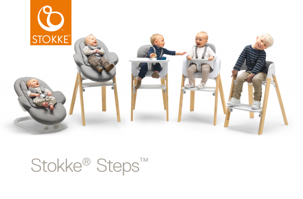 STOKKE Steps Chair - Black/Black