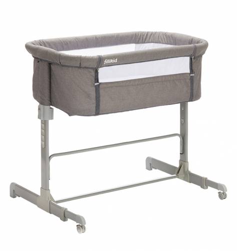 FILLIKID Bedside Crib/Foldable - Grey