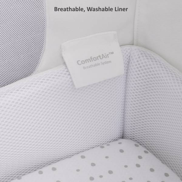 SnuzPod4  Bedside Crib - Natural