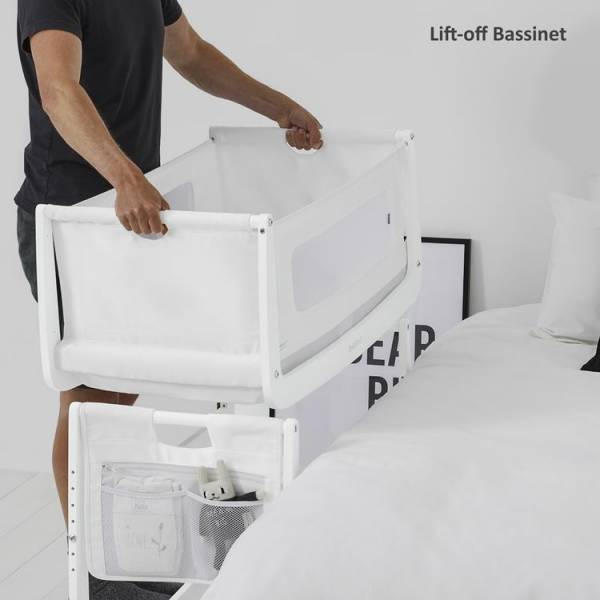 SnuzPod4  Bedside Crib - Natural