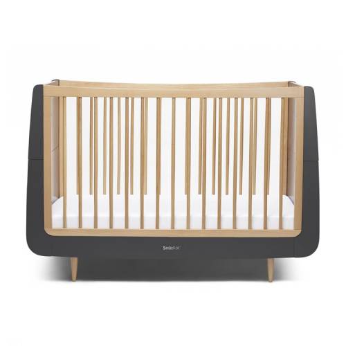 SNUZ SnuzKot Skandi Bed - Slate Natural