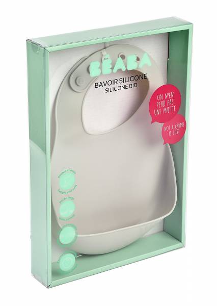 BEABA Silicone Bib - Light Mist S