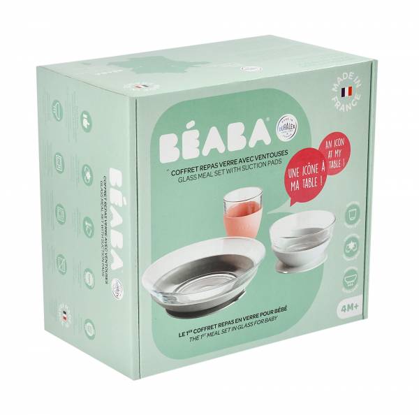 BEABA Glass Meal Set - Eugalyptus