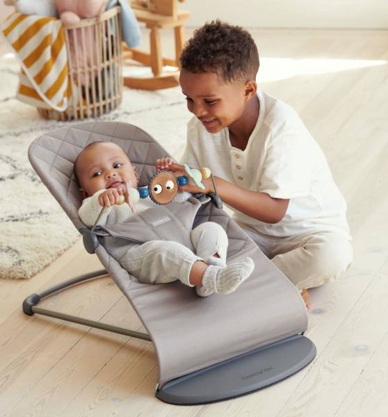 BABYBJORN Bouncer Toy - Google Eyes Pastel