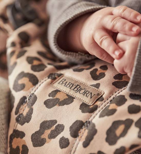 BABYBJORN Bouncer - Bliss Cotton Beige Leopard