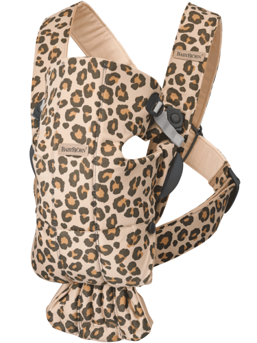 BABYBJORN Carrier Mini - Cotton Beige Leopard