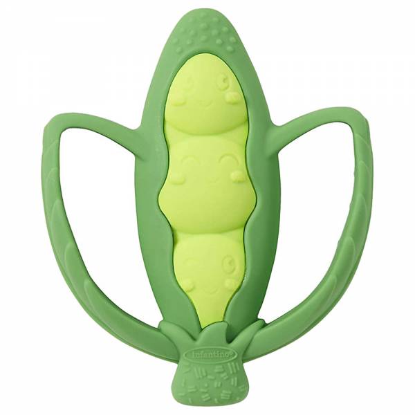 INFANTINO Textured Silicone Teether Lil Nibbles