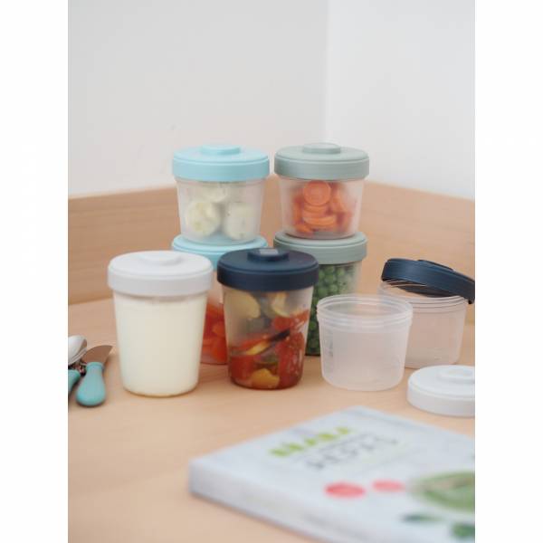 BEABA Food Jar Portions Set of 8 4x150/250ml