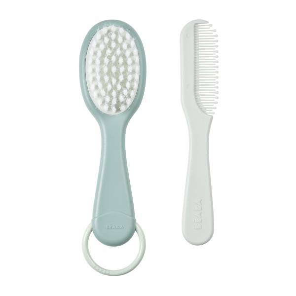 BEABA Brush & Comb - Green Blue