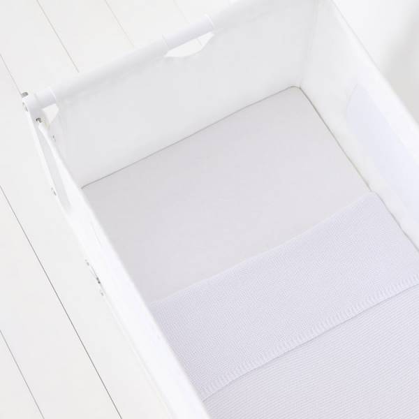 SnuzPod Bedside Crib 2Pack Sheets - White
