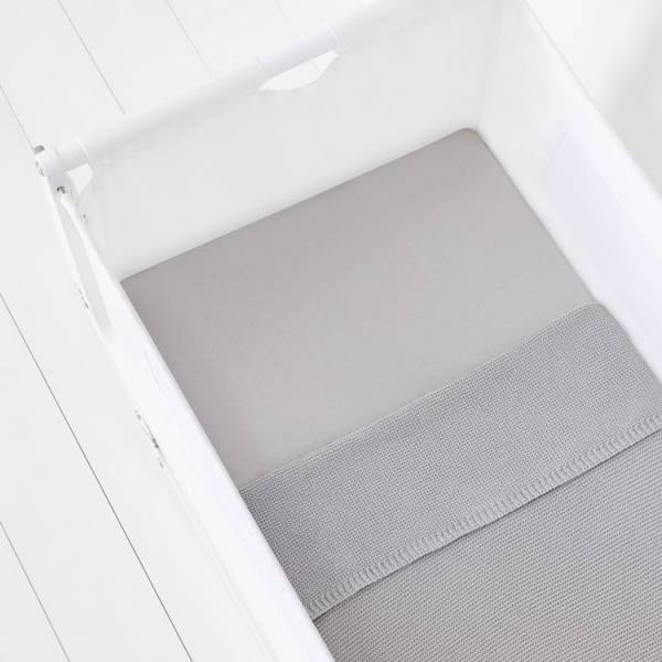 SnuzPod Bedside Crib 2Pack Sheets - Grey