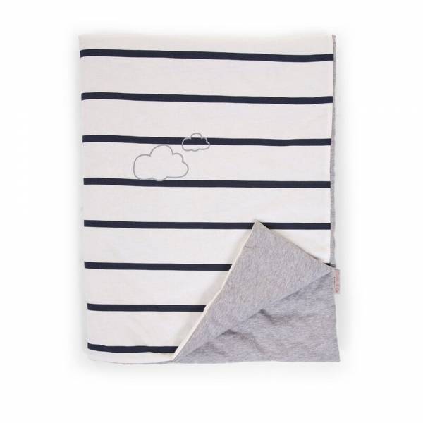 CHILDHOME Blanket Jersey 80x100 - Marine