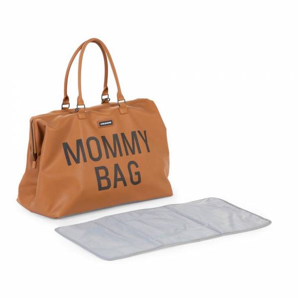 CHILDHOME Mommy Bag - Leather Look Brown