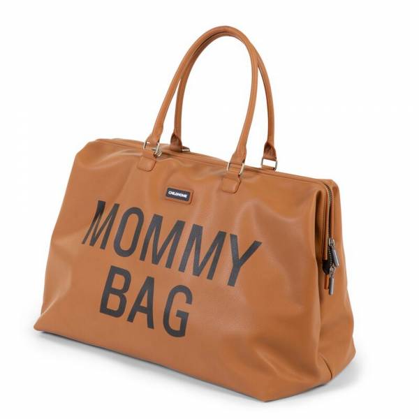 CHILDHOME Mommy Bag - Leather Look Brown