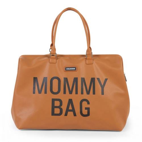 CHILDHOME Mommy Bag - Leather Look Brown