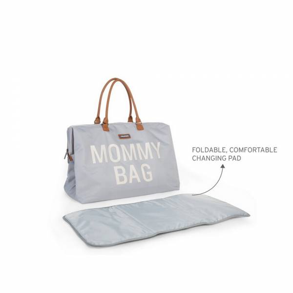 CHILDHOME Mommy Bag Big Grey - OffWhite