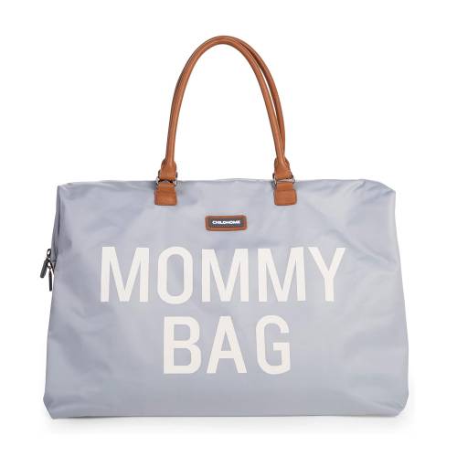 CHILDHOME Mommy Bag - Grey/OffWhite