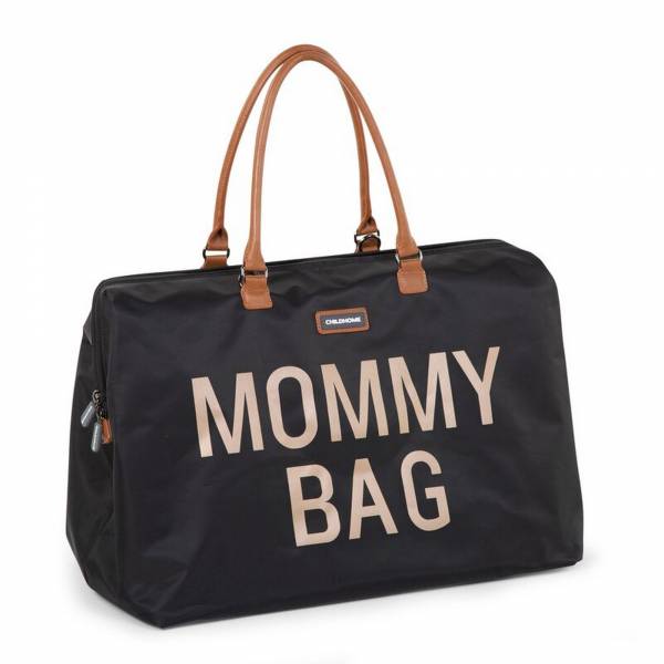CHILDHOME Mommy Bag - Black/Gold