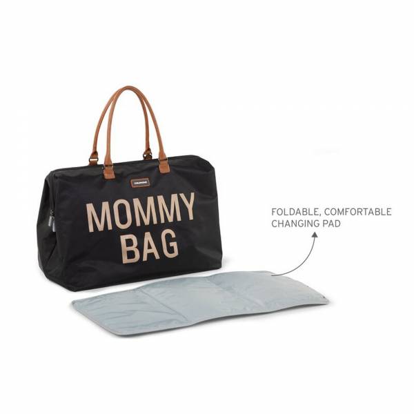 CHILDHOME Mommy Bag Big - Black Gold