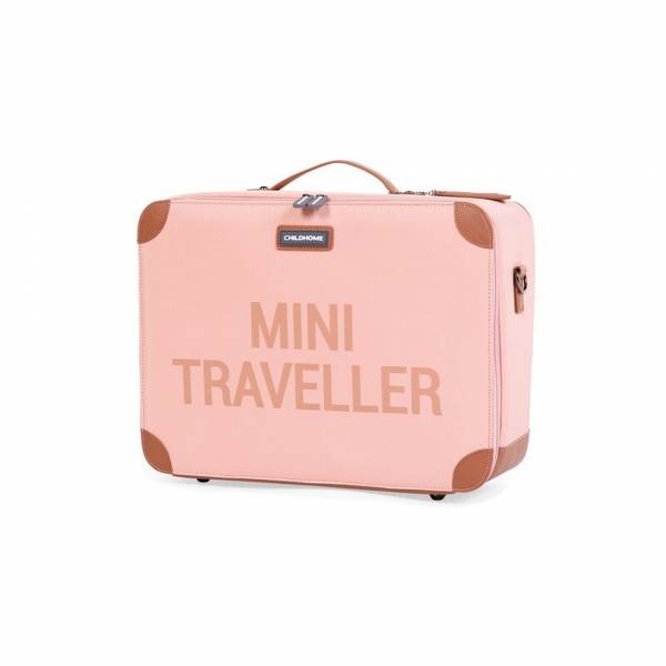 CHILDHOME Mini Traveller Kids Suitcase - Pink/Copper