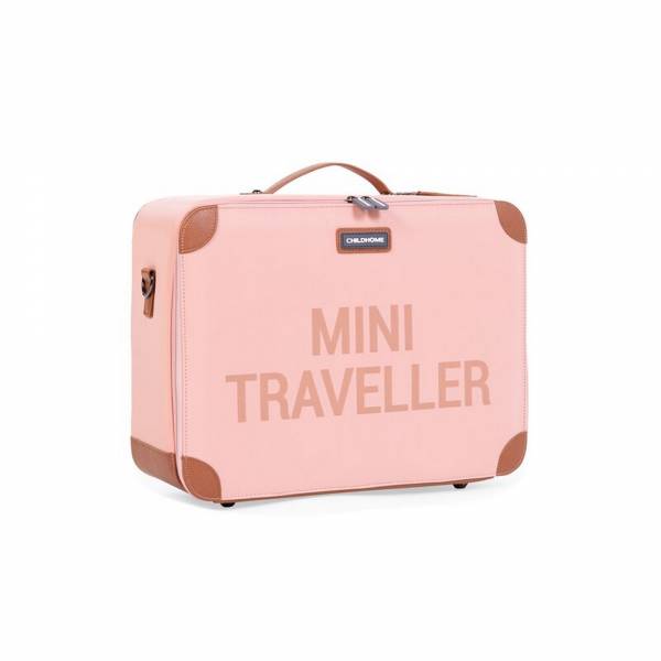 CHILDHOME Mini Traveller Kids Suitcase - Pink/Copper