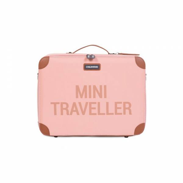 CHILDHOME Mini Traveller Kids Suitcase - Pink/Copper