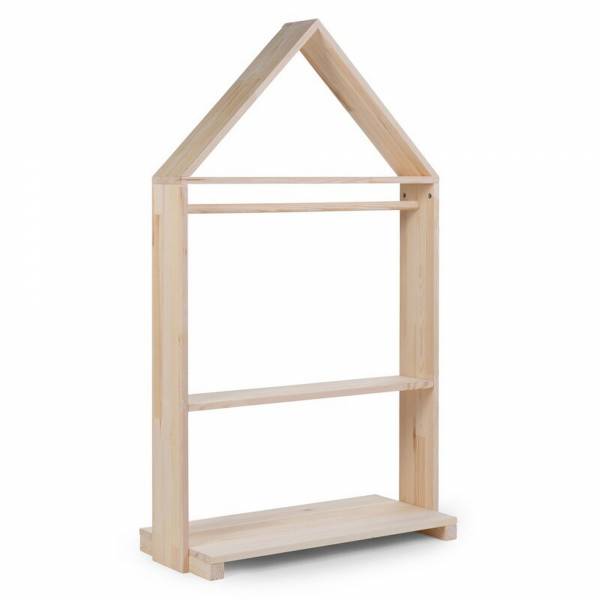 CHILDHOME Open House Cabinet 80x135 + Wheels - Natural