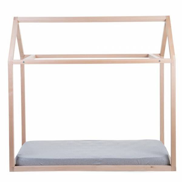 CHILDHOME Bed Frame House 70x140 - Natural