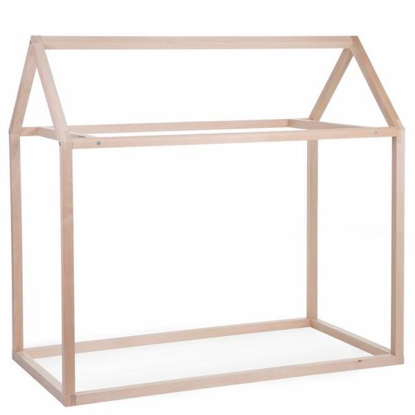 CHILDHOME Bed Frame House 70x140 - Natural