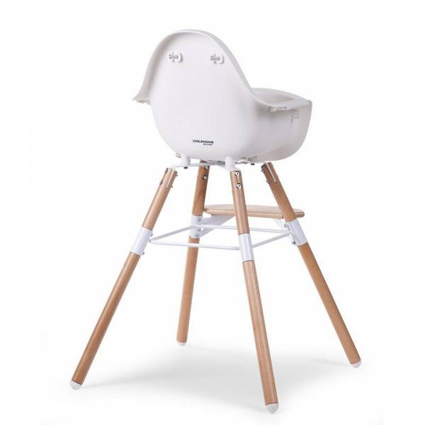 CHILDHOME Evolu 2 High Chair - Natural/White 