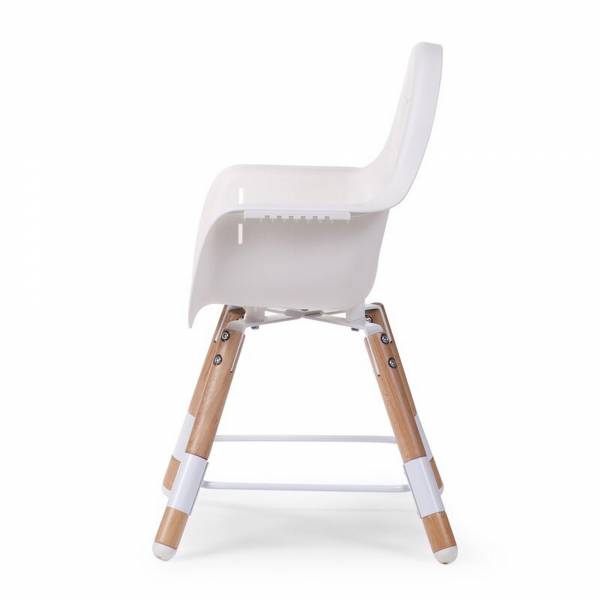 CHILDHOME Evolu 2 High Chair - Natural/White 