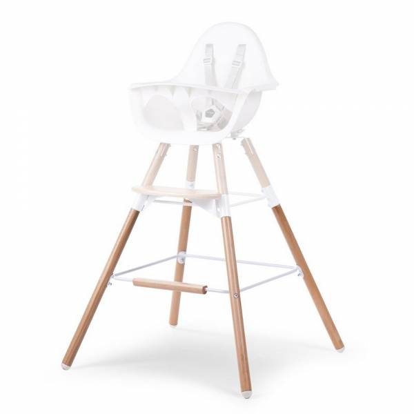 CHILDHOME Evolu Extra Long Legs+Footstep - Natural