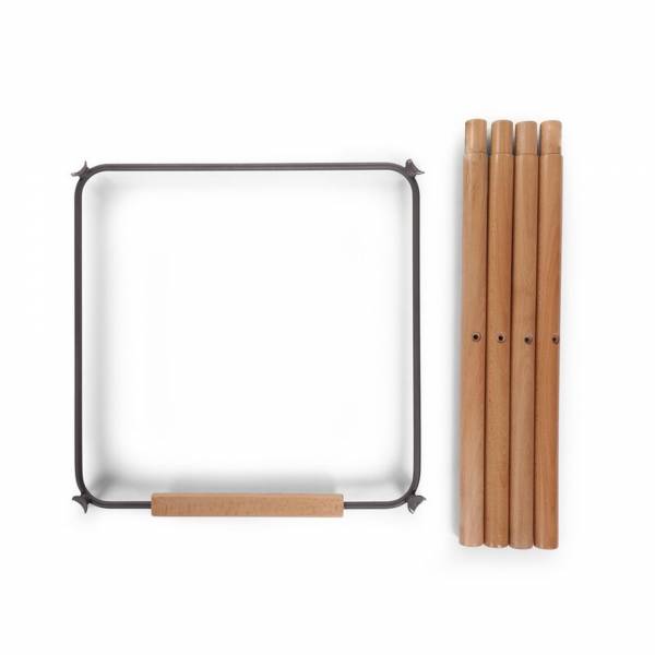 CHILDHOME Evolu Extra Long Legs+Footstep - Natural/Anhtracite