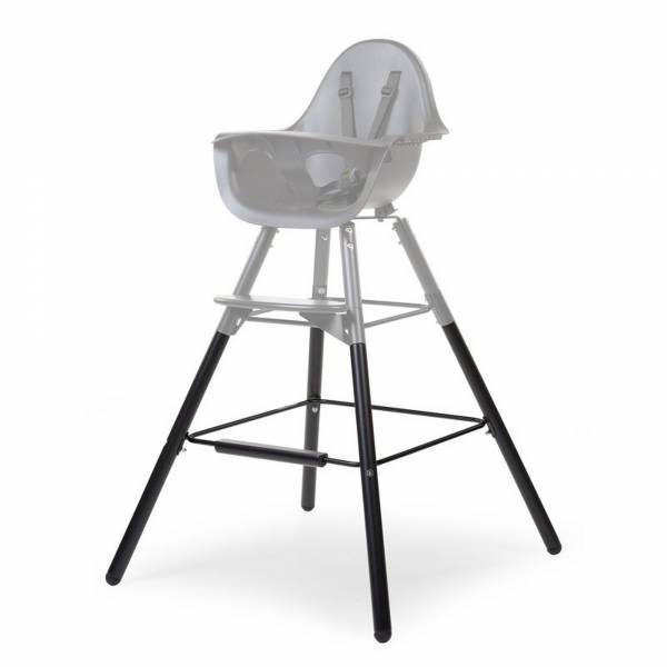 CHILDHOME Evolu 2 Extra Long Legs+Footstep - Black