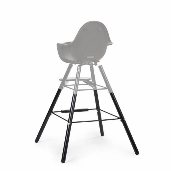 CHILDHOME Evolu 2 Extra Long Legs+Footstep - Black