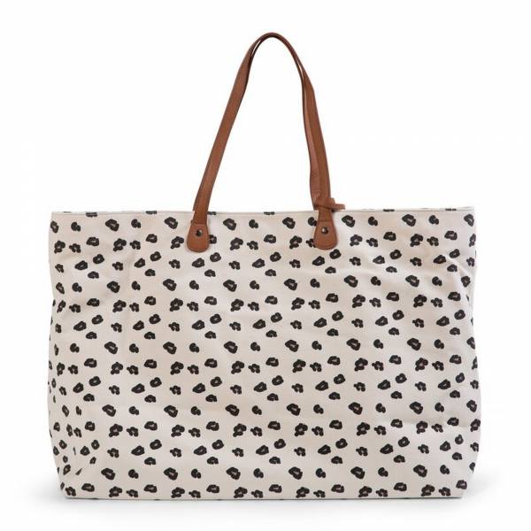 CHILDHOME Family Bag - Canvas Leopard