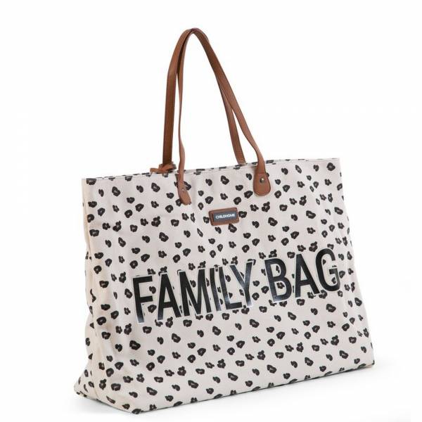 CHILDHOME Family Bag - Canvas Leopard