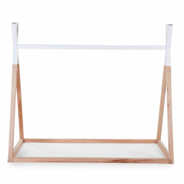 CHILDHOME Tipi Cot Bed 70x140 - Natural White