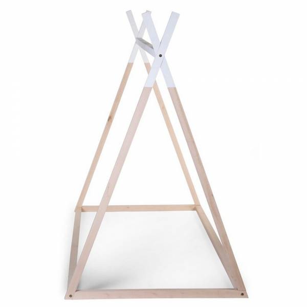 CHILDHOME Tipi Bed 90x200 - Natural White