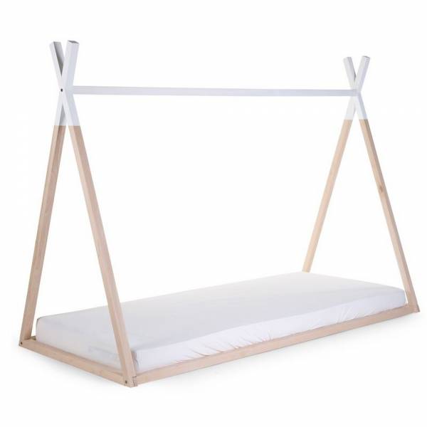 CHILDHOME Tipi Bed 90x200 - Natural White