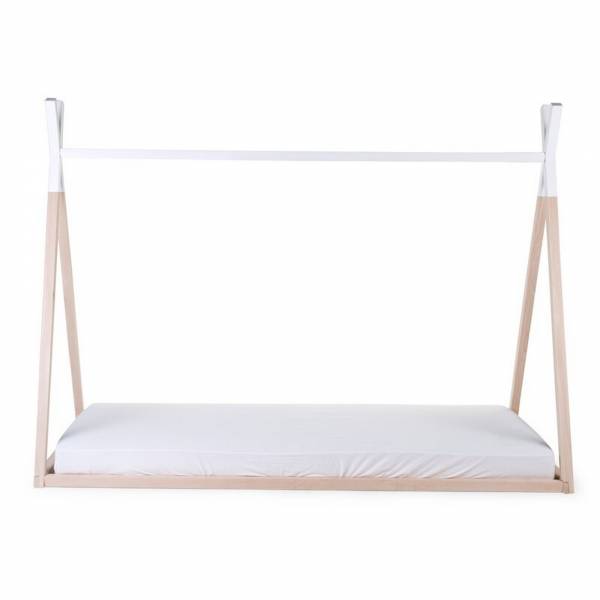 CHILDHOME Tipi Bed 90x200 - Natural White