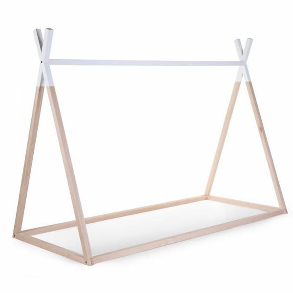 CHILDHOME Tipi Bed 90x200 - Natural White