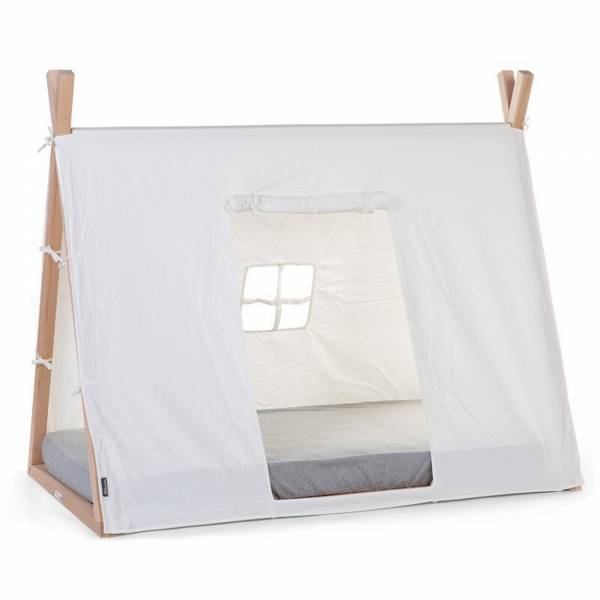 CHILDHOME Tipi Cot Bed Cover 70x140 - White