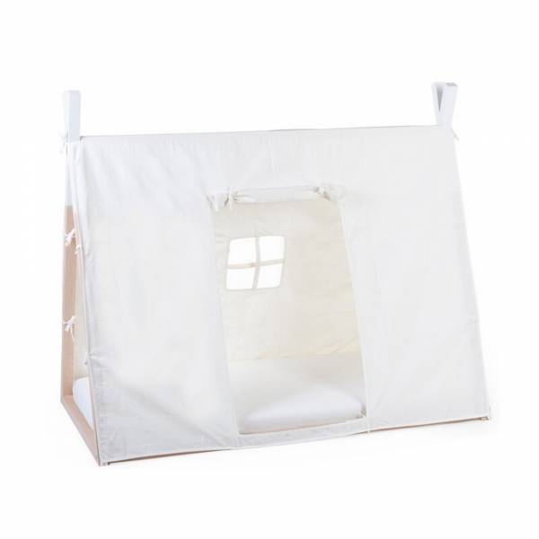 CHILDHOME Tipi Cot Bed Cover 70x140 - White