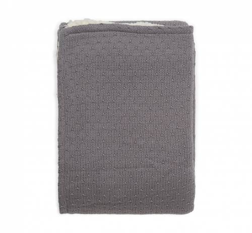 JOLLEIN Blanket 100x150 Bliss Knit - Storm Grey