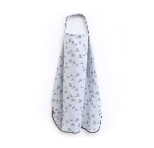 SIMPLY GOOD Nursing Cover Trendy - Grey Hedgehogs