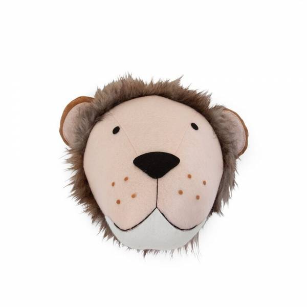 CHILDHOME Head Wall Deco - Felt Lion