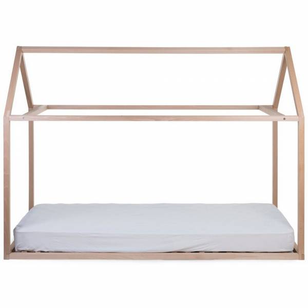CHILDHOME Bed Frame House 90x200 - Natural