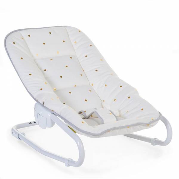 CHILDHOME Babysitter Swing Jersey - Gold Dots