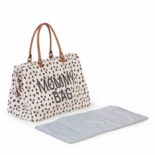 CHILDHOME Mommy Bag Big - Canvas Leopard